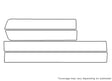 7-series 3M Clear Bra Door Cup Precut PPF Diagram
