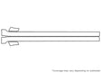 7-series Avery Dennison Clear Bra Door Cup Precut PPF Diagram