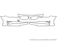 7-series 3M Clear Bra Bumper Precut PPF Diagram