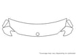 7-series 3M Clear Bra Hood Precut PPF Diagram