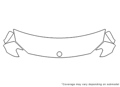 7-series Avery Dennison Clear Bra Hood Precut PPF Diagram