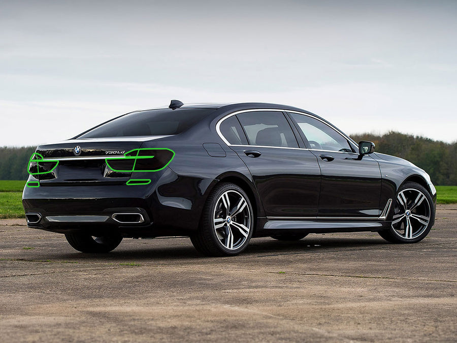 7-series Tail Light Tint Installation Points