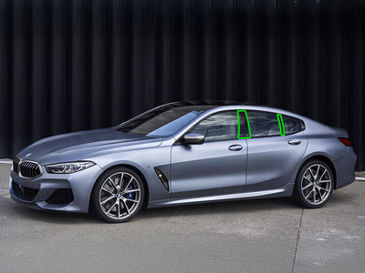 bmw 8-series 2018-2023 (coupe / convertible / gran coupe) Pillar Post Trim Installation Location