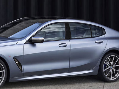 bmw 8-series 2018-2023 (coupe / convertible / gran coupe) Carbon Fiber Pillar Cover Diagram