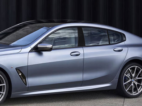 bmw 8-series 2018-2023 (coupe / convertible / gran coupe) Carbon Fiber Pillar Cover Diagram