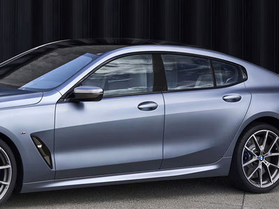 bmw 8-series 2018-2023 (coupe / convertible / gran coupe) Gloss Black Pillar Cover Diagram