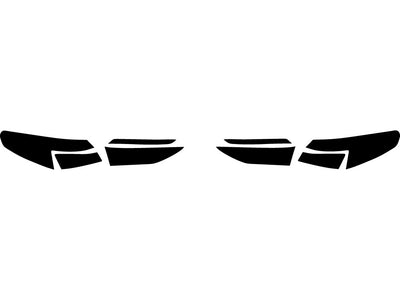 8-series Precut Tail Light Tint Diagram