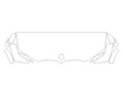 alpina xb7 3M Clear Bra Hood Precut PPF Diagram