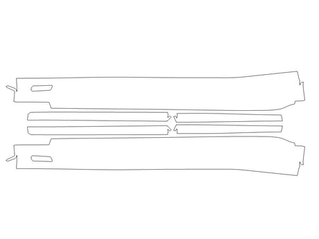 alpina xb7 Avery Dennison Clear Bra Door Cup Precut PPF Diagram