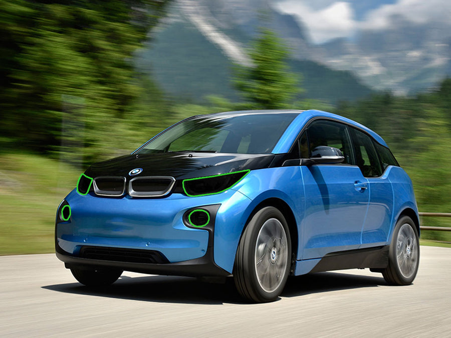 bmw i3 2014-2017 Headlight Tint Location
