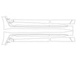 i4 3M Clear Bra Door Cup Precut PPF Diagram
