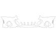 i5 3M Clear Bra Bumper Precut PPF Diagram