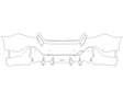 i5 Avery Dennison Clear Bra Door Cup Precut PPF Diagram