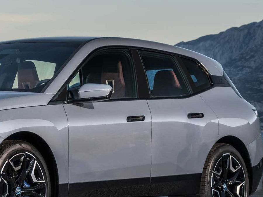 bmw ix 2022-2024 Gloss Black Pillar Cover Diagram