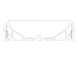 ix 3M Clear Bra Hood Precut PPF Diagram