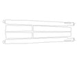 ix 3M Clear Bra Door Cup Precut PPF Diagram
