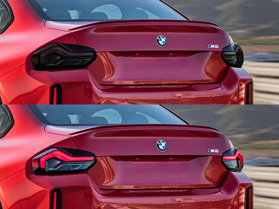 m2 Before and After Smoked Taillights
