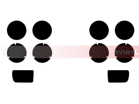 bmw m3 1988-1991 (coupe) 3M Pro Shield Headlight Protecive Film