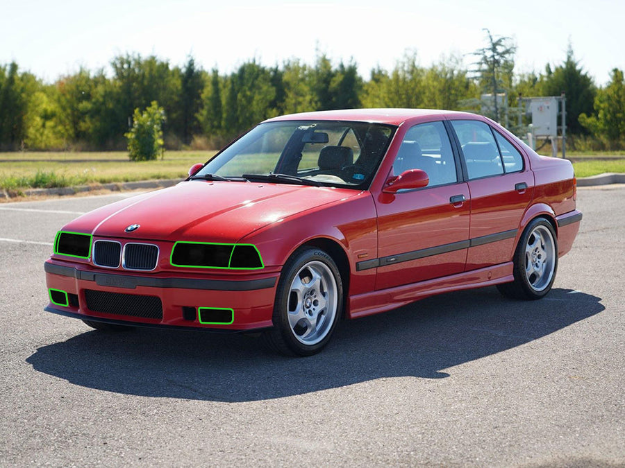 bmw m3 1997-1999 (sedan) Headlight Tint Location