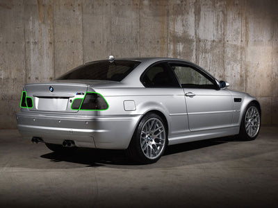 m3 (convertible / coupe) Tail Light Tint Installation Points