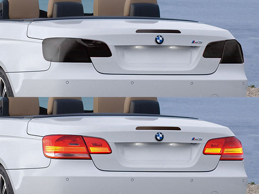 m3 (convertible) Before and After Smoked Taillights