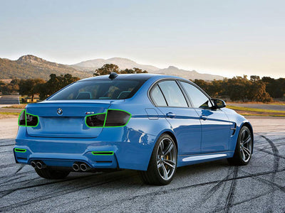 m3 (sedan) Tail Light Tint Installation Points