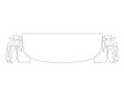 m3 3M Clear Bra Hood Precut PPF Diagram