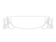 m4 3M Clear Bra Hood Precut PPF Diagram