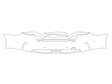m4 3M Clear Bra Door Cup Precut PPF Diagram