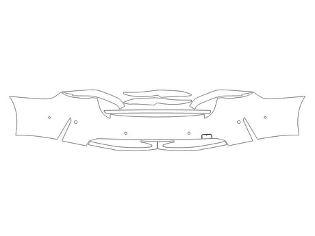 m4 Avery Dennison Clear Bra Door Cup Precut PPF Diagram