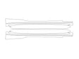 m4 Avery Dennison Clear Bra Door Cup Precut PPF Diagram