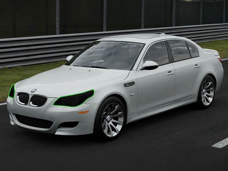 bmw m5 2006-2010 Headlight Tint Location