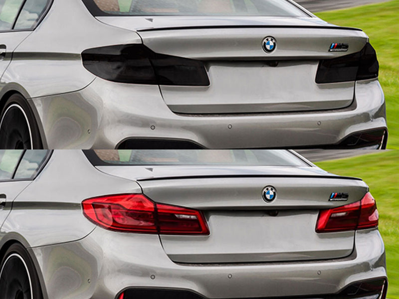 m5 Before and After Smoked Taillights