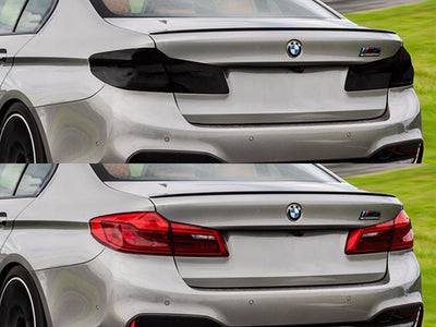 m5 Before and After Smoked Taillights