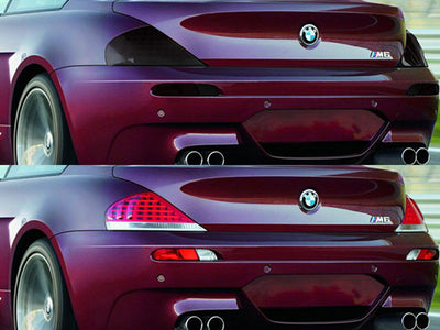 m6 Before and After Smoked Taillights