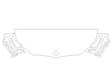 m8 Avery Dennison Clear Bra Hood Precut PPF Diagram