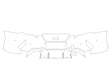 m8 3M Clear Bra Door Cup Precut PPF Diagram