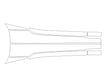 m8 Avery Dennison Clear Bra Door Cup Precut PPF Diagram