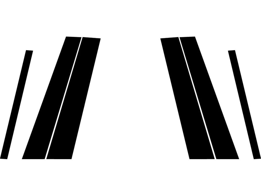 bmw x1 2012-2015 Carbon Fiber Pillar Trim Diagram