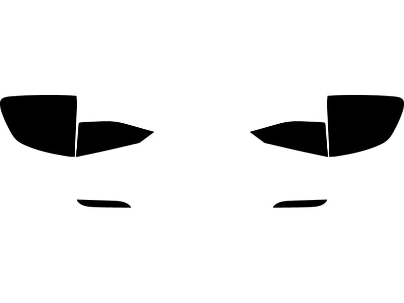 x1 Precut Tail Light Tint Diagram