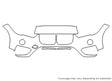 x1 Avery Dennison Clear Bra Bumper Precut PPF Diagram