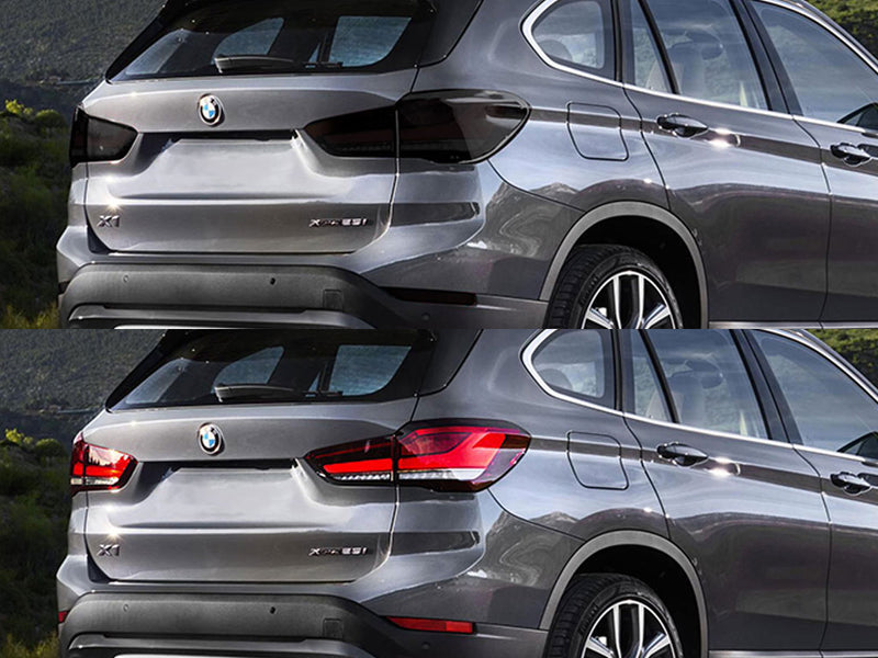 x1 Before and After Smoked Taillights
