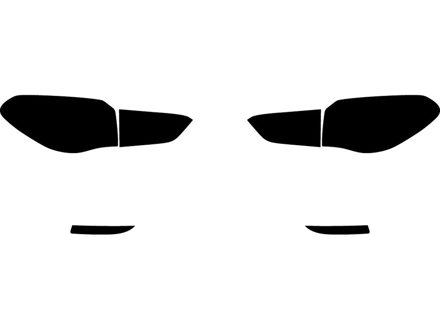x1 Precut Tail Light Tint Diagram