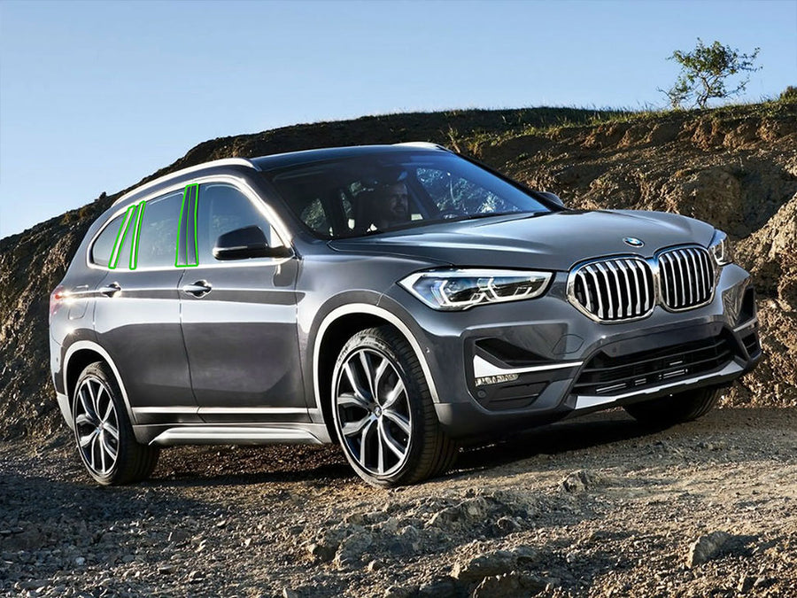 bmw x1 2016-2021 Pillar Post Trim Installation Location