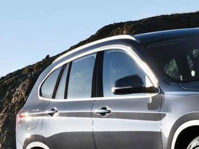 bmw x1 2016-2021 Brushed Aluminum Black Pillar Cover Diagram