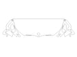 x1 3M Clear Bra Hood Precut PPF Diagram