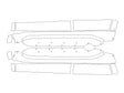 x1 Avery Dennison Clear Bra Door Cup Precut PPF Diagram