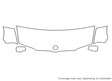x3 3M Clear Bra Hood Precut PPF Diagram