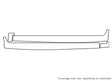 x3 Avery Dennison Clear Bra Door Cup Precut PPF Diagram