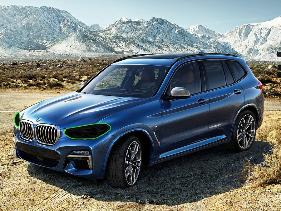 bmw x3 2015-2017 Headlight Tint Location